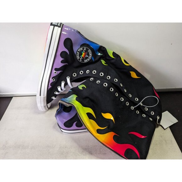 NEW Chuck Taylor All Star XXHi Pride Unisex High Top Sneaker Rainbow Flame M12 - Picture 9 of 10